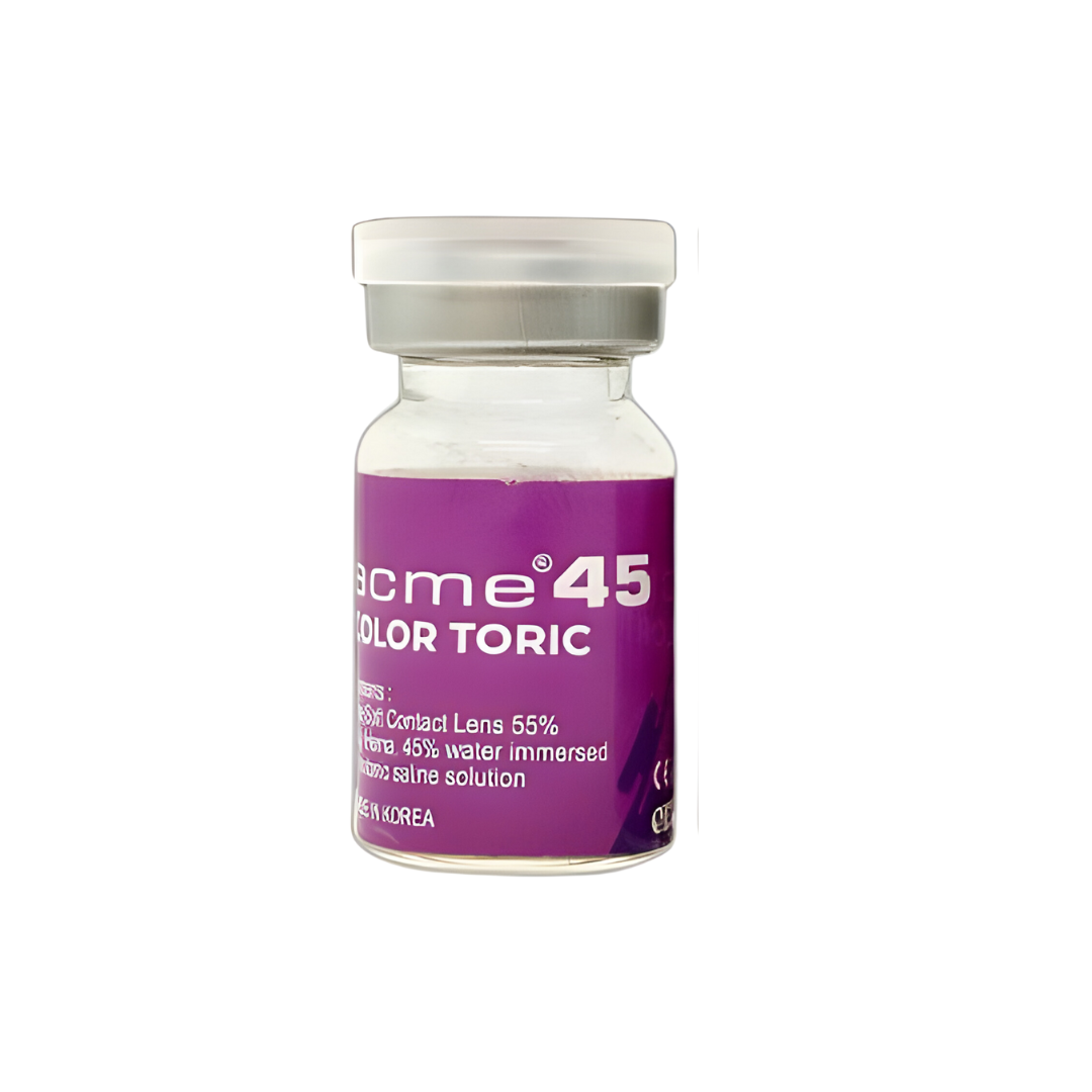Close-up of the vibrant color of the Optical Duniya Acme 45 Yearly Color Toric lens.