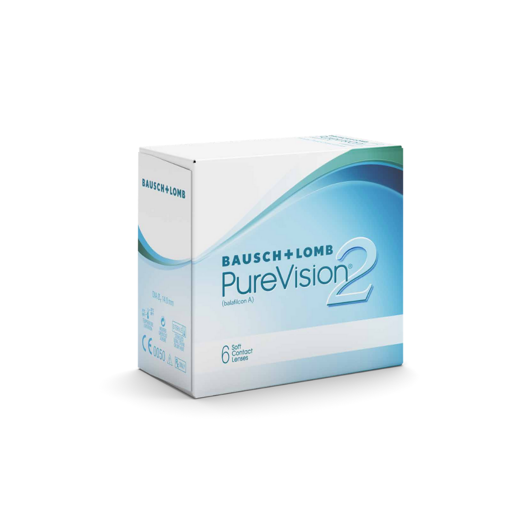 Bausch & Lomb purevision2 HD contact lenses (6 lenses/box)