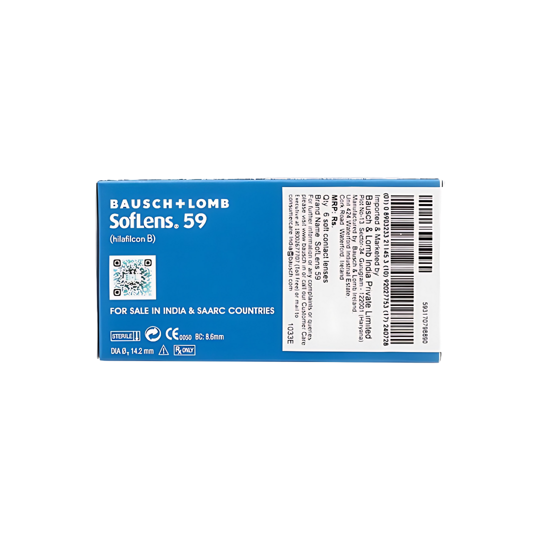 Bausch & Lomb soflens 59 (6 lenses/box)