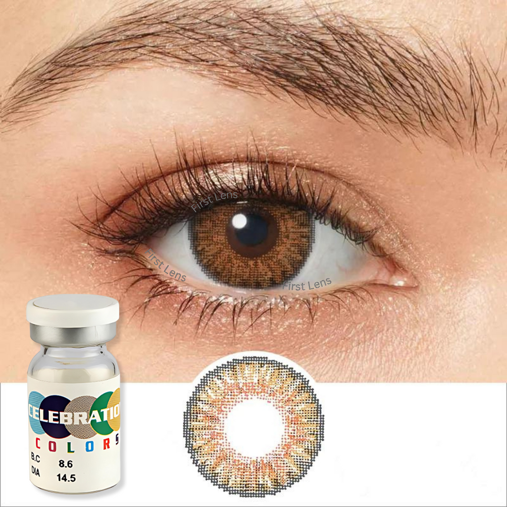 CELEBRATION COLORS | Yearly Color Contact Lens (1 Lens Per Bottle)