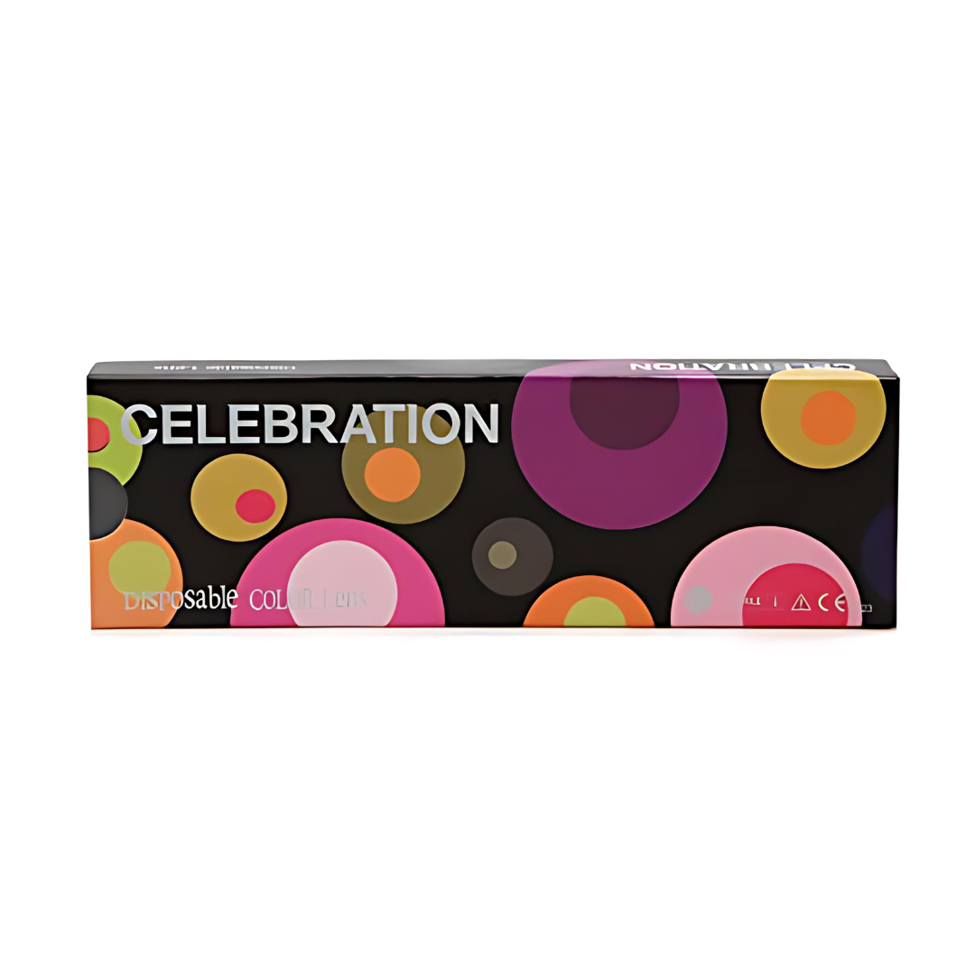 Optical Duniya presents Celebration Weekly Premium Color contact lenses in vibrant green, perfect for adding a pop of color to your look.