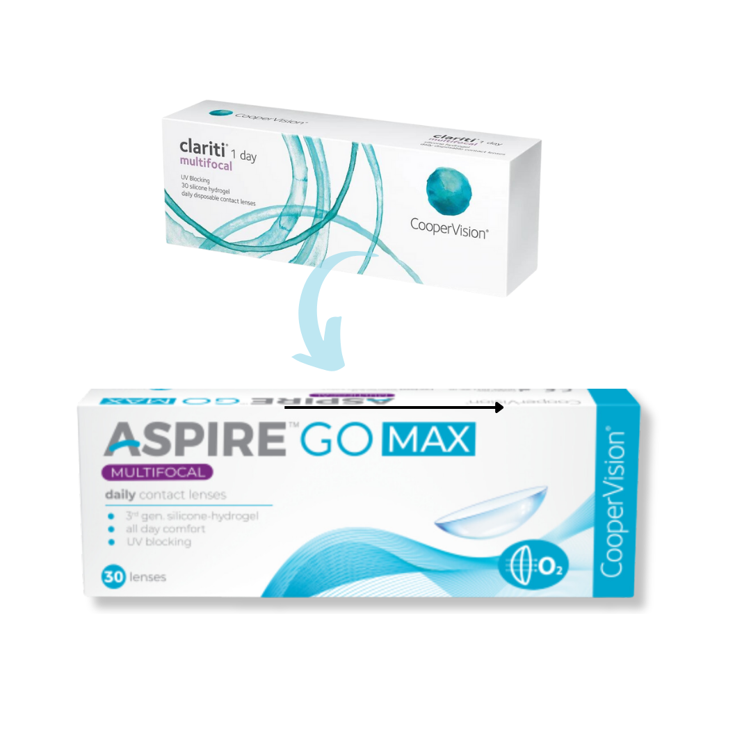 Cooper Vision Aspire Go Max 1 Day Multifocal (30 Lens/box)