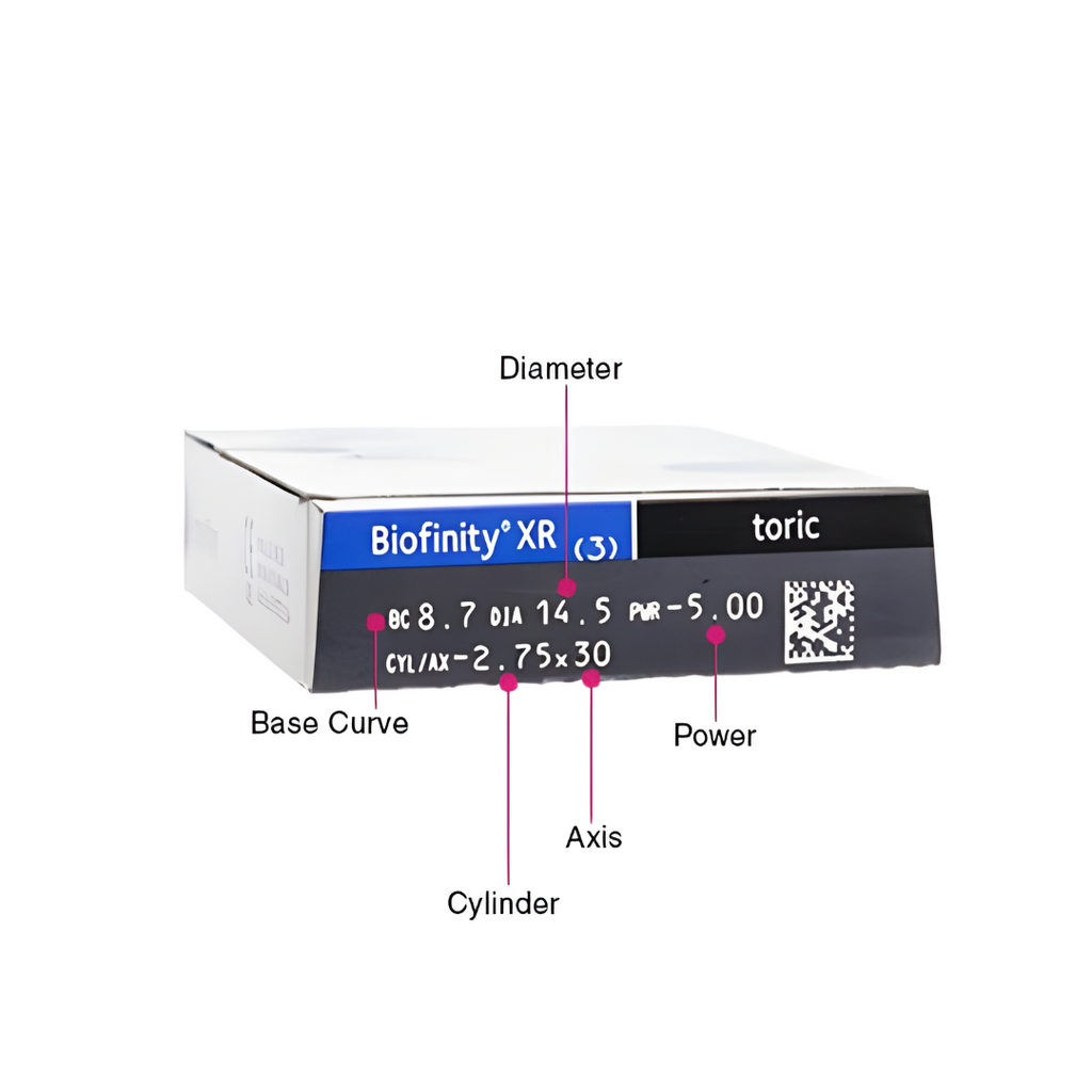 Biofinity XR Toric lenses from Optical Duniya: Designed for maximum comfort and precise vision correction.