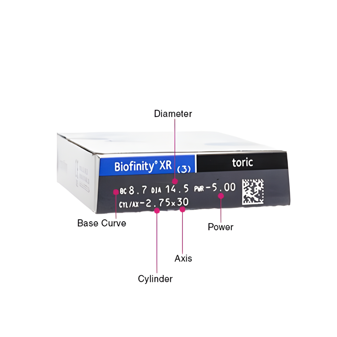 Biofinity XR Toric lenses from Optical Duniya: Designed for maximum comfort and precise vision correction.