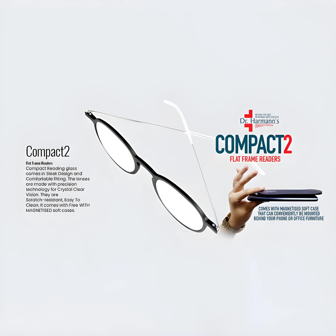 Optical Duniya Dr. Harmanns reading glasses Compact2 Convenient for Travel