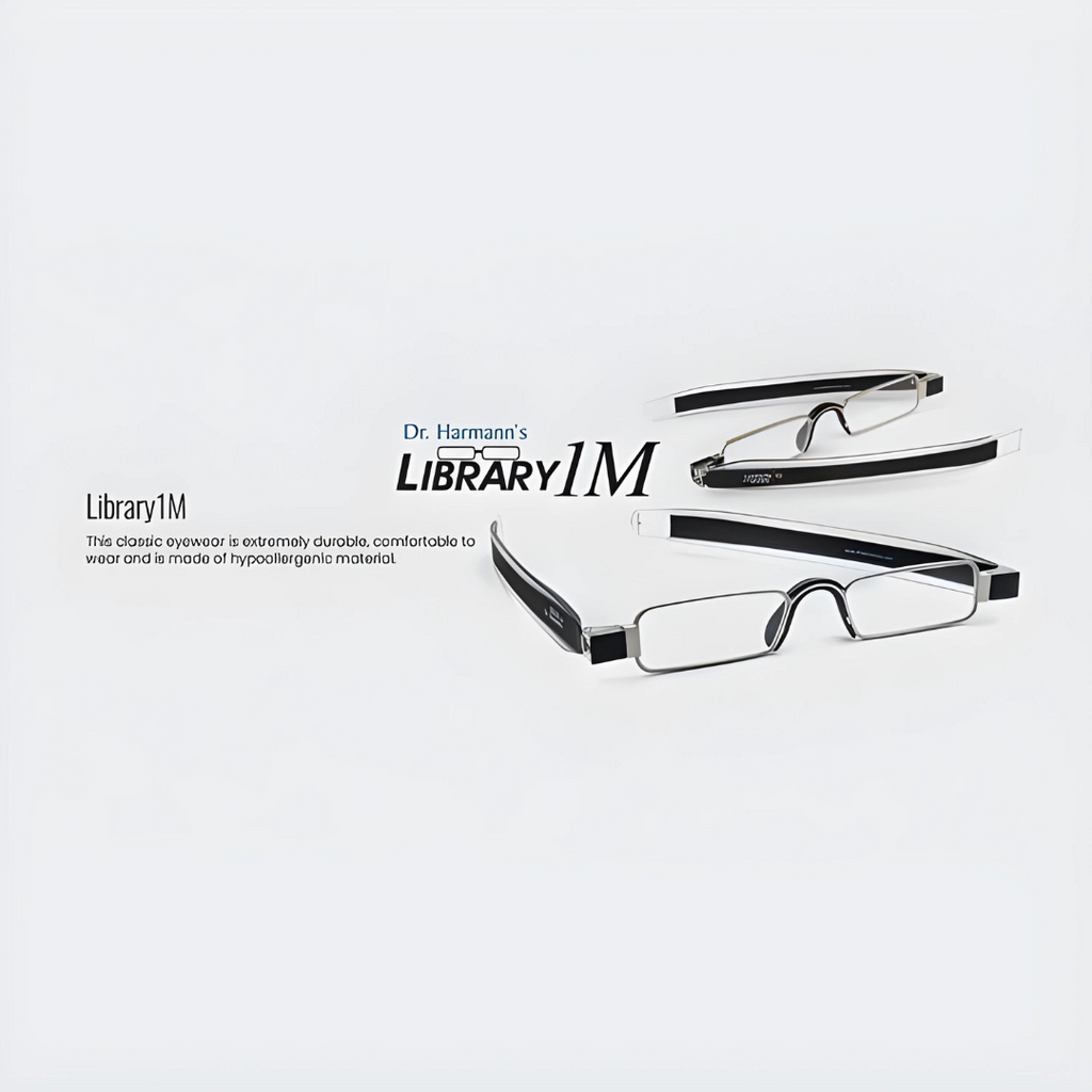Optical Duniya Dr. Harmanns reading glasses Library1M Adjustable Font Size