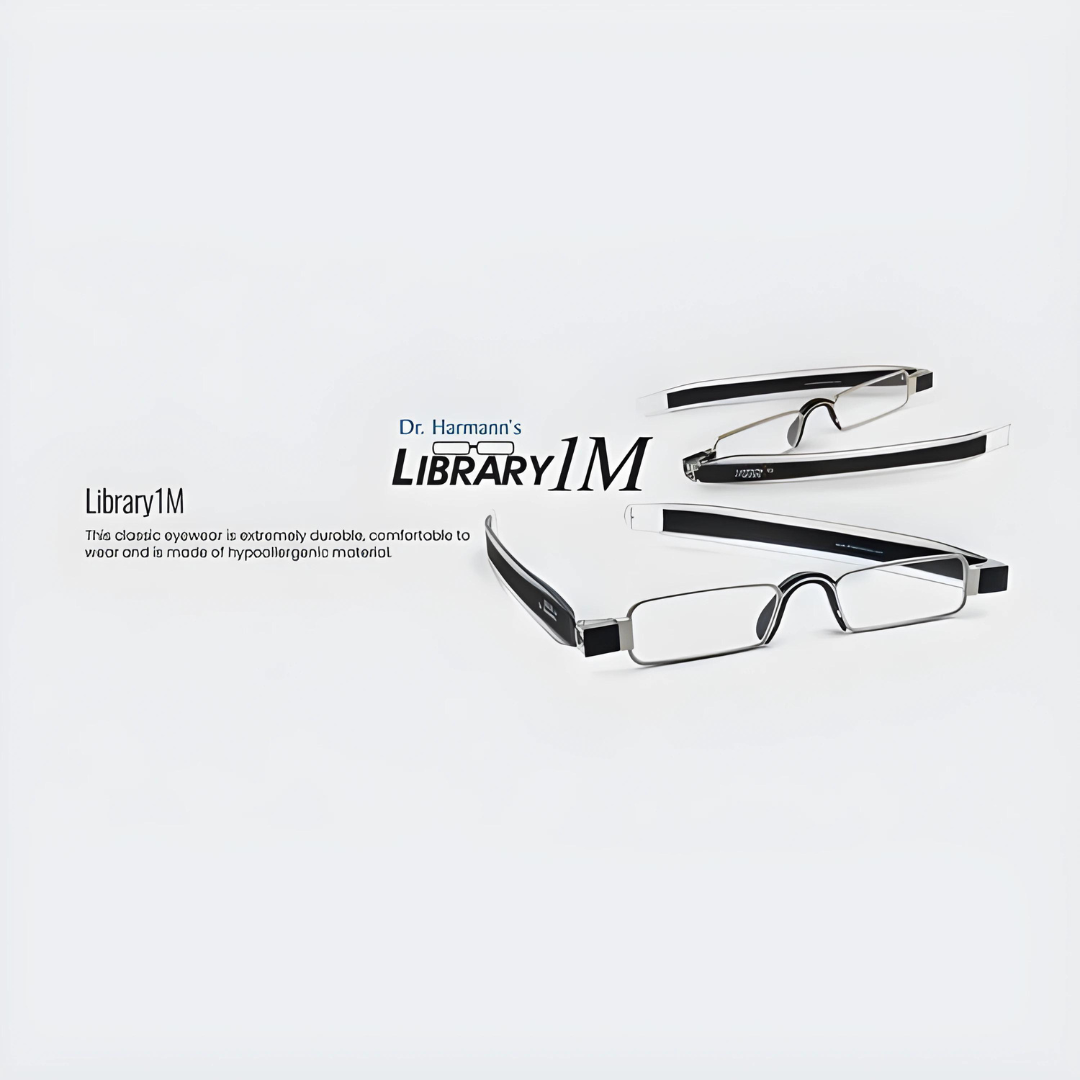 Optical Duniya Dr. Harmanns reading glasses Library1M Adjustable Font Size