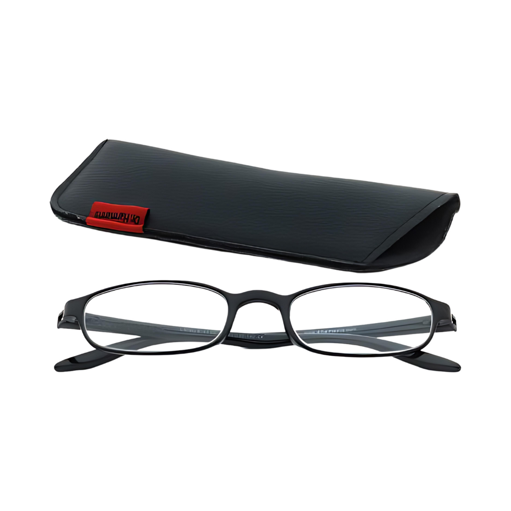 Optical Duniya Dr. Harmanns reading glasses Library6 with a bookmark