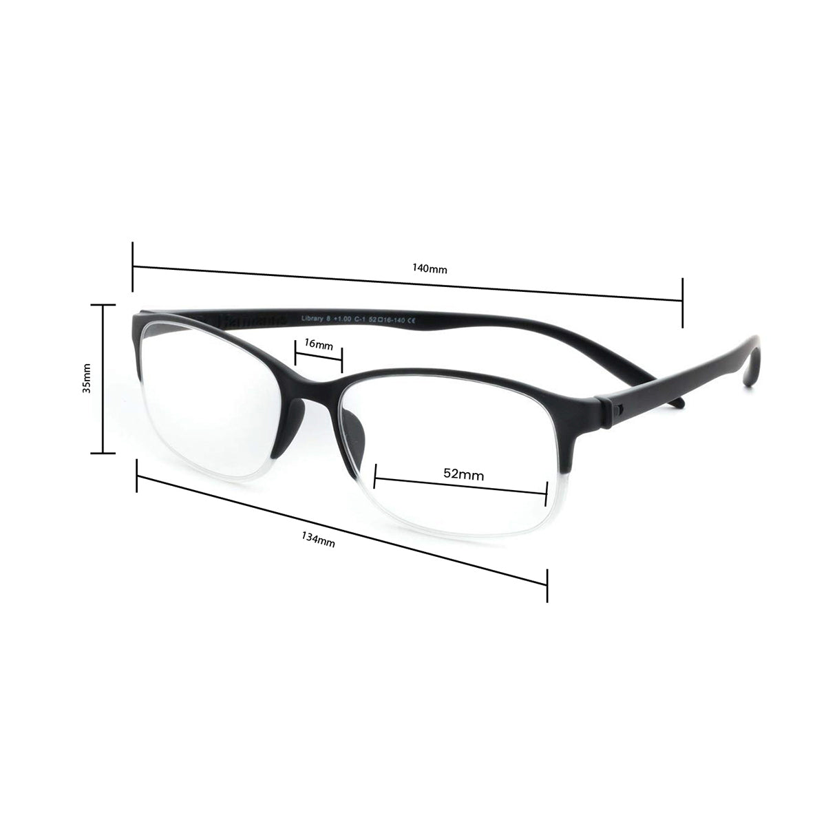Optical Duniya' Library8 Reading Glasses for comfortable reading