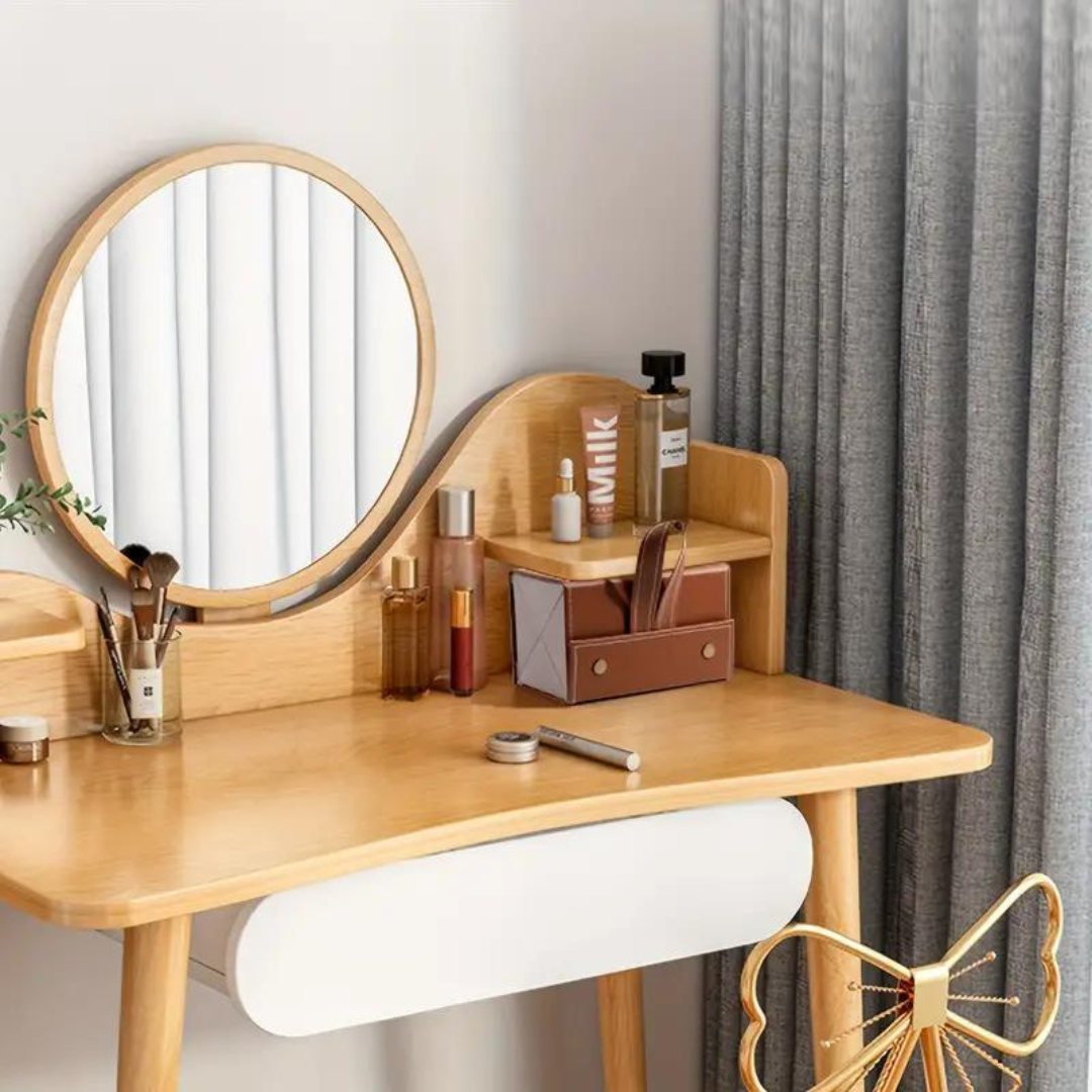 Lifestyle shot featuring the Optical Duniya Locker placed on a shelf or tabletop, organizing sunglasses in a stylish manner.