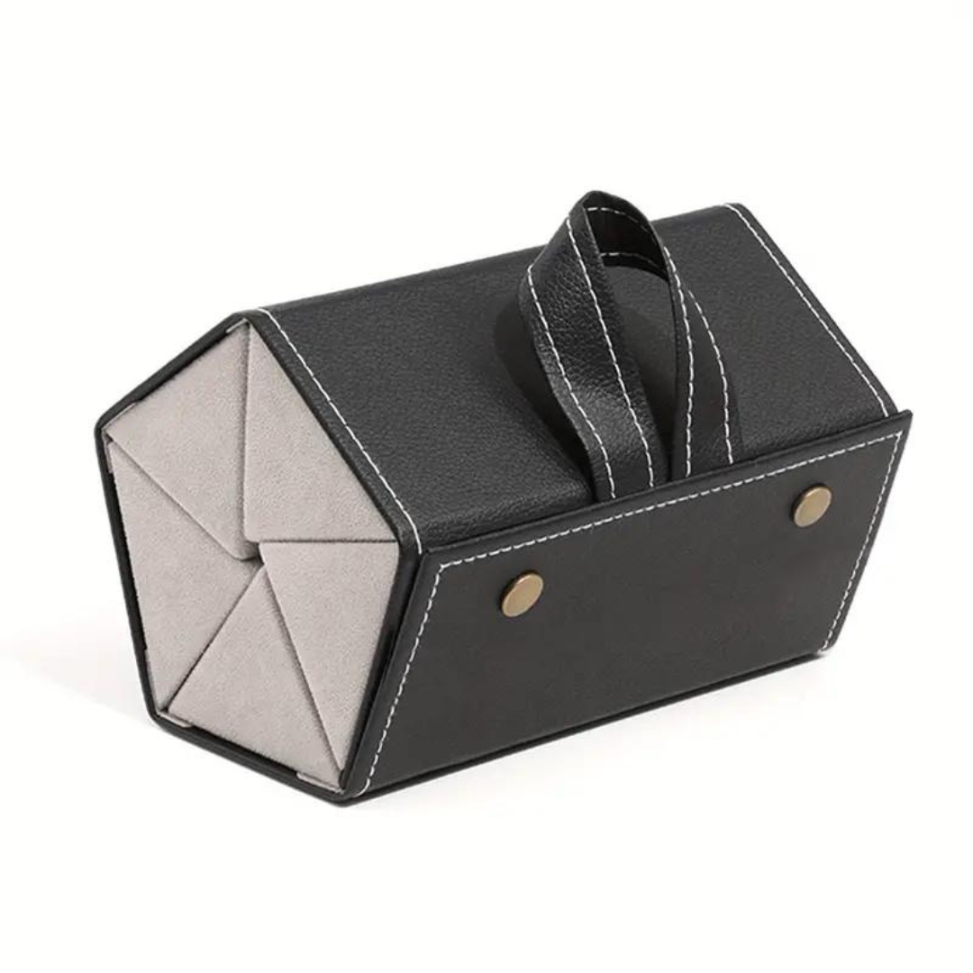 Optical Duniya Stylish Shades Station: A black sunglass holder with five slots