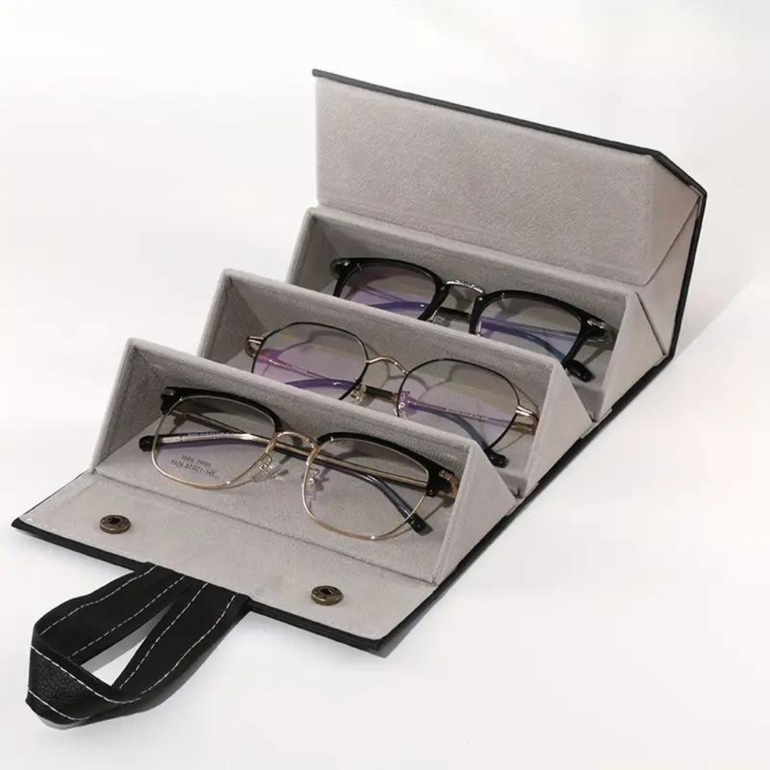Optical Duniya Modern Sunglass Organizer: Five-slot holder for sunglasses in sleek design