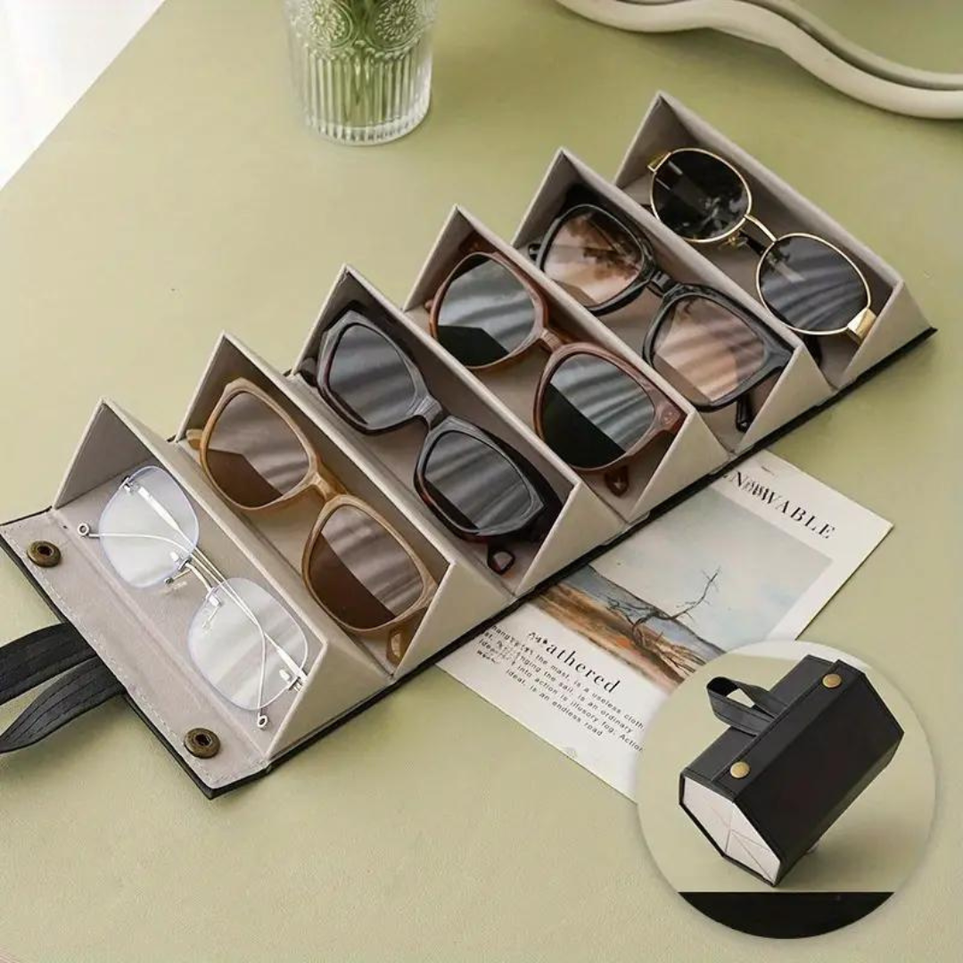 Optical Duniya Stylish Sunglass Organizer: Keep your shades in order with six compartments