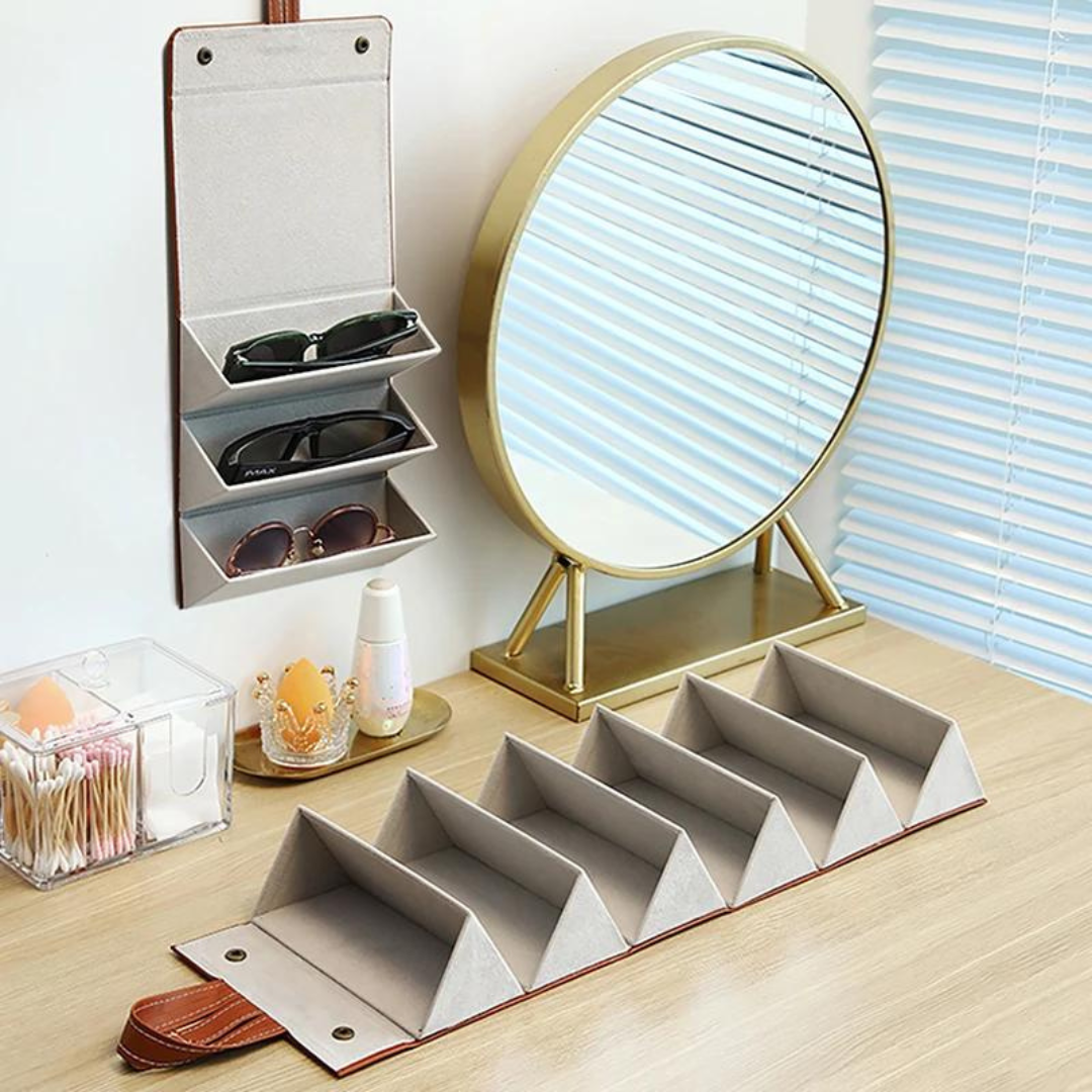Optical Duniya Modern Sunglass Rack: Keep your frames organized with six dividers