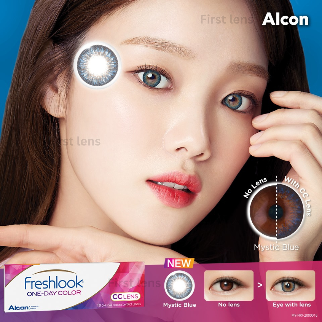 Discover the natural charm of Soft Hazel FRESHLOOK CC Allure Color One Day lenses by Optical Duniya.