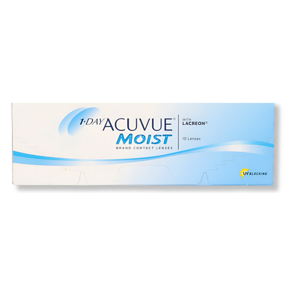 Optical Duniya: Close-up of Johnson and Johnson Moist Acuvue lenses