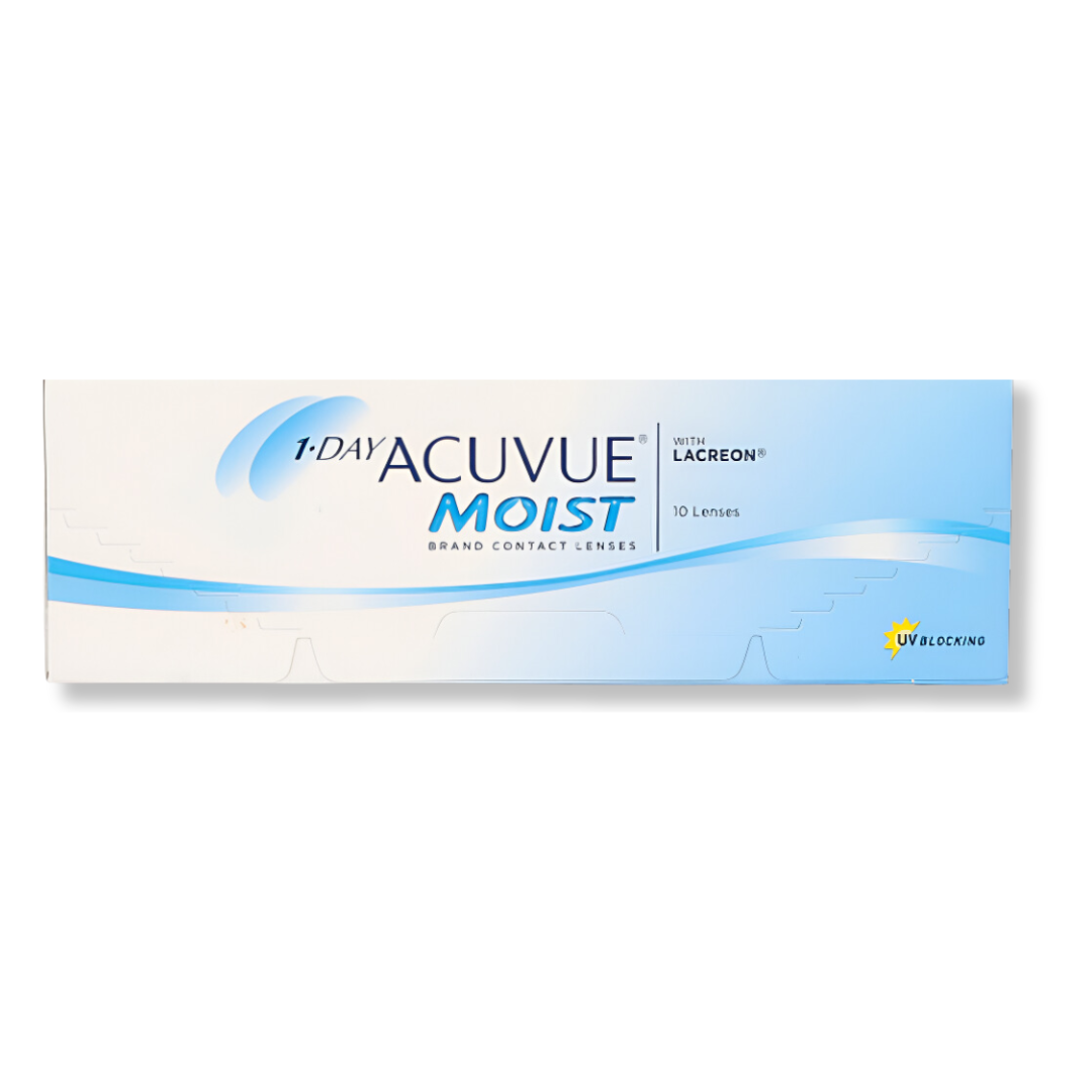 Optical Duniya: Close-up of Johnson and Johnson Moist Acuvue lenses