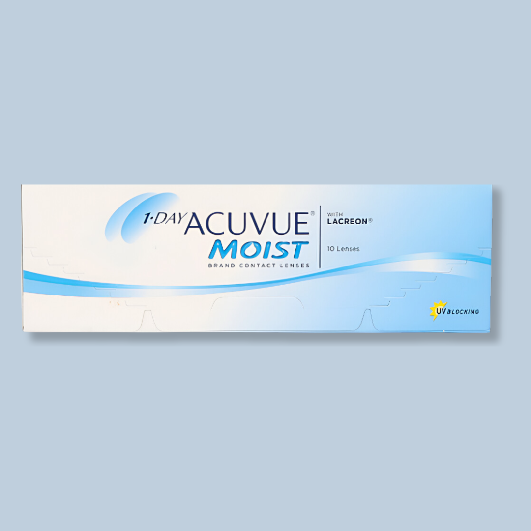 Optical Duniya: Model showcasing Johnson and Johnson Moist Acuvue contact lenses