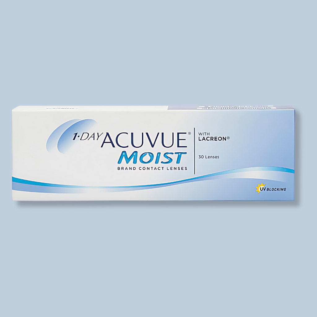 Optical Duniya: Model wearing Moist Acuvue contact lenses