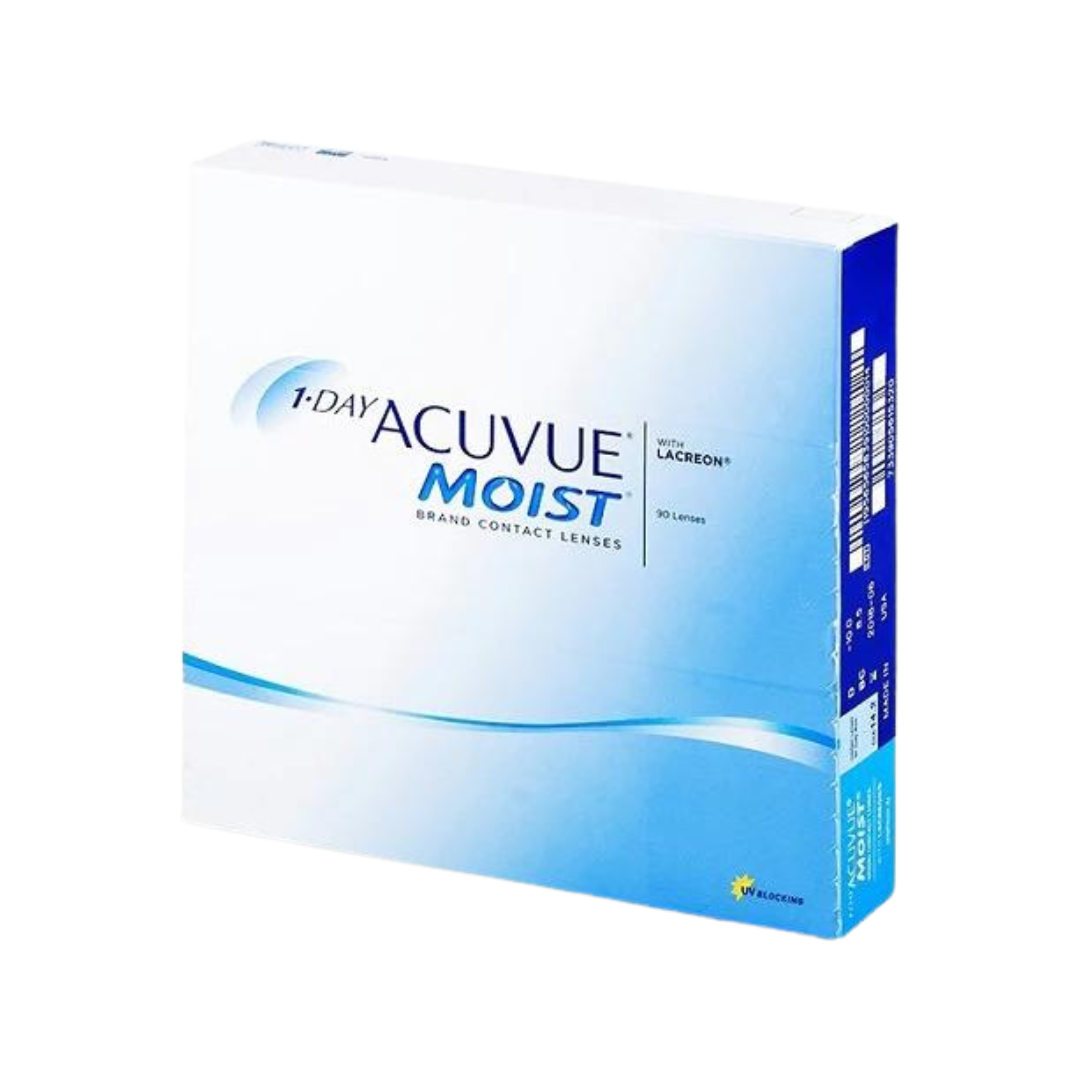 Optical Duniya: Packaging of Johnson & Johnson 1 Day Moist Acuvue lenses