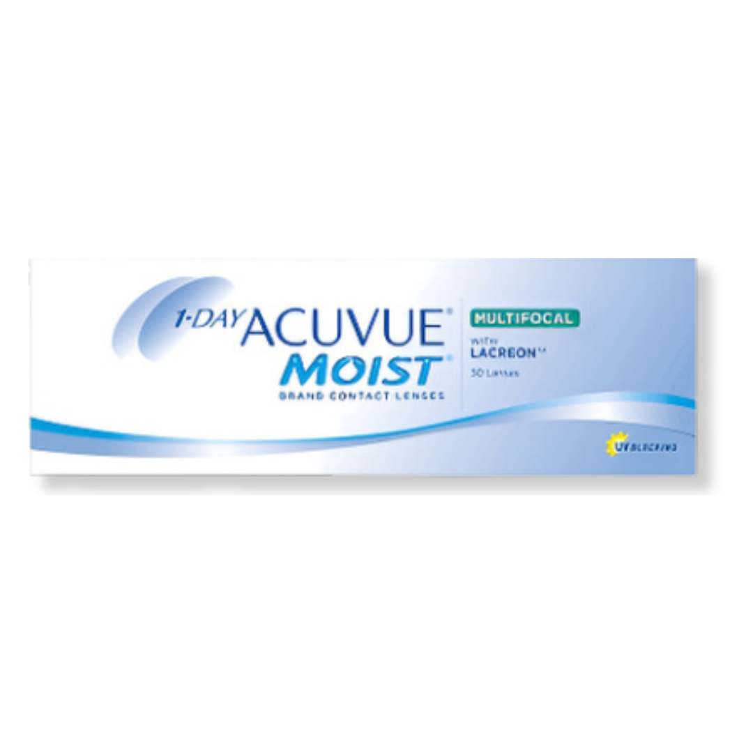 Optical Duniya: Close-up of Johnson & Johnson 1-Day Acuvue Moist Multifocal contact lenses