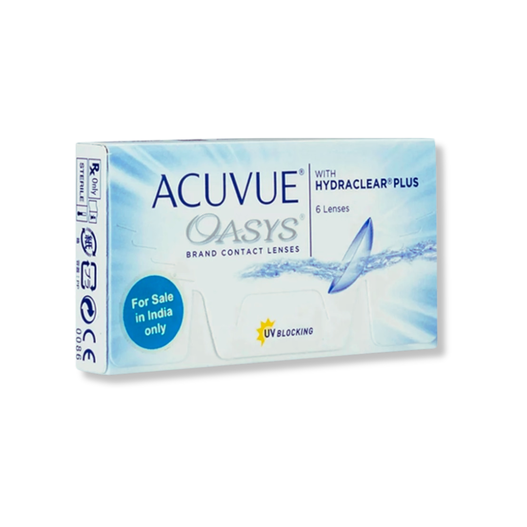 Optical Duniya: Packaging of Johnson & Johnson Acuvue Oasys Hydraclear Plus lenses